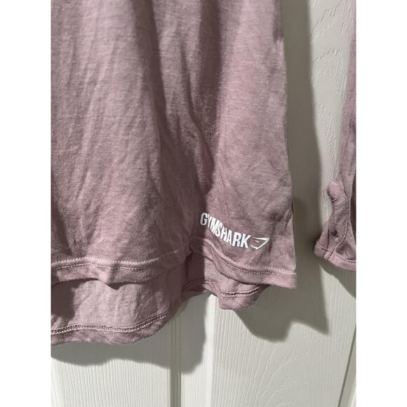 Gymshark Taupe Open Cross Back Long Sleeve Top Pink Size XS A001799 - Picture 8 of 10